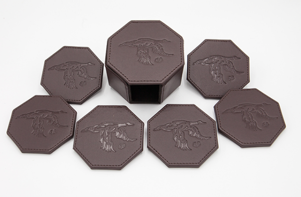 Leather & Leatherette Coasters - Hexagonal - Image 2