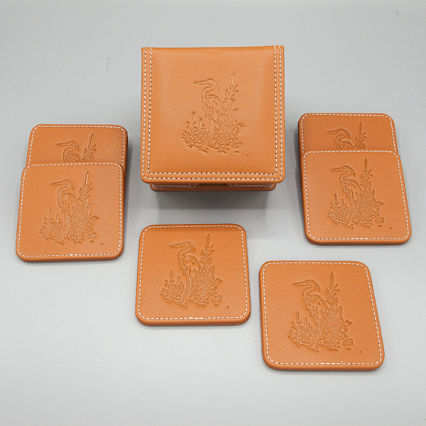 Leather & Leatherette Coasters – Square - Image 4